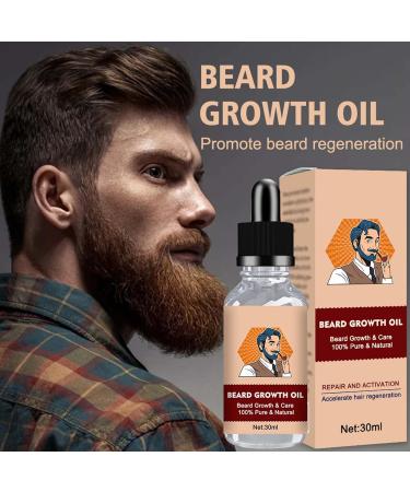 Natural Beard Oil for Men | Mustache & Hair Growth | 30ml Higyee Moisturizing Beard Oil - Buy Online on SooperMarket.com