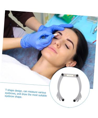 Beavorty 5pcs white white outfit eyebrow shaping kit eyebrow mapping tool eyebrow line aluminum alloy - Buy Online on SooperMarket.com