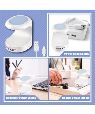 MEKK Mini UV Nail Lamp 16W Portable LED Nail Dryer - Professional Nail Art Tools (Blue) - Buy Online on SooperMarket.com