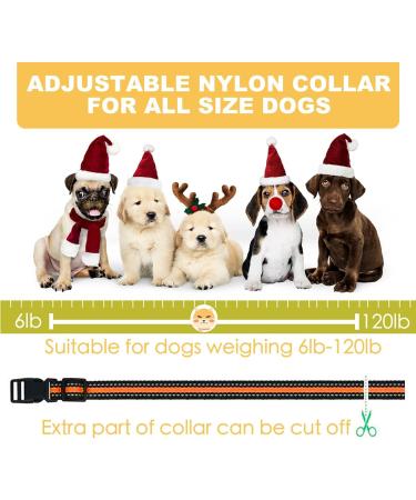Dog Training Collar with Remote Sound & Vibration Training Modes USB Rechargeable IP67 Waterproof 1000FT Remote Range Remote Anti Bark Collar for Small Medium Large Dogs Orange - Buy Online on SooperMarket.com