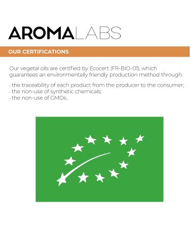 ORGANIC - HEMP Oil - 100mL - 100% Pure Natural Cold Pressed and AB Certified - AROMA LABS (French Brand) - Buy Online on SooperMarket.com