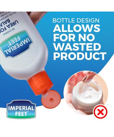 Imperial Feet Urea Foot Balm - Natural Moisturizing Cream for Rough Skin & Cracked Heels - 150ml Antioxidant Formula with Wild Herb Extract - Buy Online on SooperMarket.com