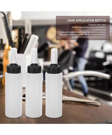 Dioche Hair Color Applicator Bottle Refillable Hair Salon Squeeze Bottle with Cover for Hair Care - Buy Online on SooperMarket.com