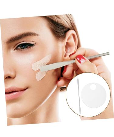 2 Sets Makeup Palette Tools | Acrylic & Metal Blending Palette for Foundation & Pigment Mixing International Shipping Available - Buy Online on SooperMarket.com
