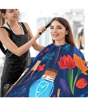 Kigai Waterproof Barber Cape - Professional Hair Cutting Cape for Men & Women | Adjustable Snap Closure Hairdressing Tools - Buy Online on SooperMarket.com