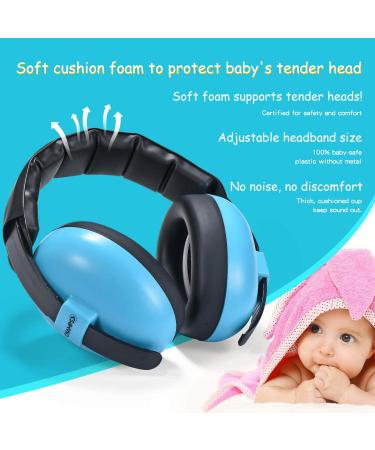 Champs Baby Ear Muffs - Noise Protection Headphones for Babies 0-3 Years - Blue - Buy Online on SooperMarket.com