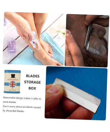 Beavorty 5-Stack Blade Storage Box | Razor Blade Dispenser & Waste Container | Durable 5-Pack | 7.6x7.6cm | International Shipping - Buy Online on SooperMarket.com