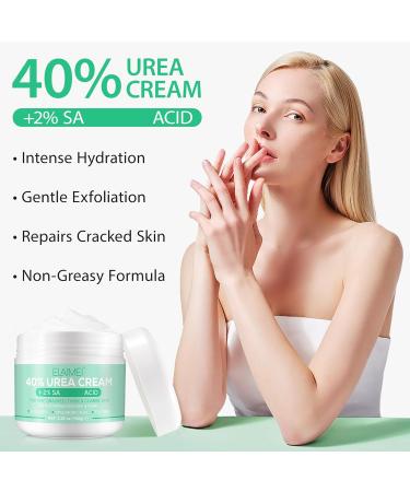 Urea Foot Cream Ultra Moisturizing 40% Urea Foot Cream Plus Deeply Hydrating Heel Balm For Callous Removal and Soften For dry Cracked Feet Heels and Hands - 100g 100 Grams - Buy Online on SooperMarket.com