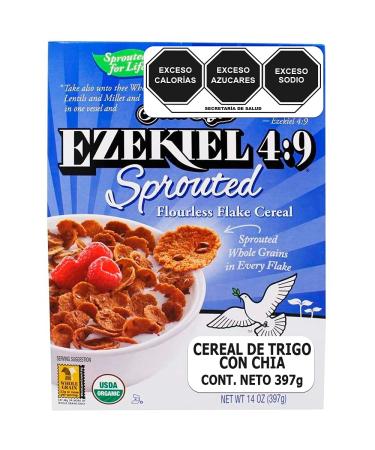 Food For Life - Sprouted Flourless Flake Cereal Flax + Chia - 14 oz.