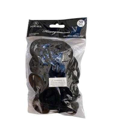 Buy 50 High-Quality Cotton Hair Ties - Metal-Free Elastic Bands for Women & Girls | Ideal Everyday Hair Accessories - Buy Online on SooperMarket.com