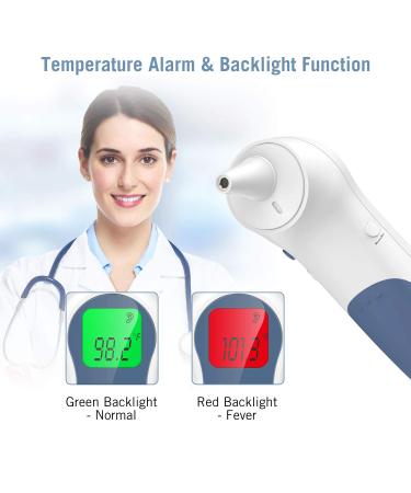FaceLake   FT98 Non Contact Dual Mode Infrared Thermometer for Forehead and Ear - Buy Online on SooperMarket.com