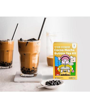 Tokimeki Cocoa Mocha Bubble Tea Kit 255g - Easy Home Preparation Enjoy Hot or Cold Perfect for Relaxation & Parties - Buy Online on SooperMarket.com