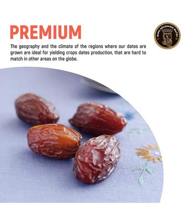 King Solomon 100% Organic Premium Medjoul Dates 2.2lbs - Highest Quality Medjool Dates - Buy Online on SooperMarket.com