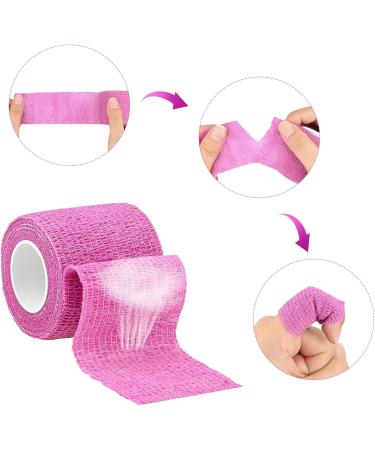 12 Roles Self-Adhesive Bandage | Cohesive Elastic Bandages for First Aid & Pet Care - 5cm x 4.5m | 12PCs - Buy Online on SooperMarket.com