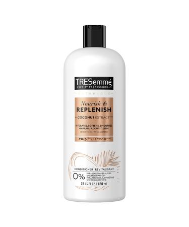 TRESemme Botanique Nourish & Replenish Conditioner for dry hair + Coconut Extract formulated with Pro Style Technology 828 ml Botanique Nourish Conditoner 828 ml (Pack of 1)