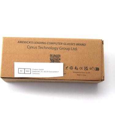 Cyxus Blue Light Filter Glasses for Men & Women | Computer & Gaming Safety Glasses | Non-Prescription Screen Glasses 03Black - Buy Online on SooperMarket.com
