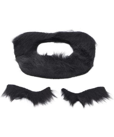 Exquisite Clothing Fake Beard Self Adhesive Beard Eyebrow Stickers Party Supplies Accessories - Buy Online on SooperMarket.com