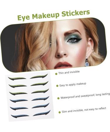 NOLITOY 36 Pairs Glitter Eyeliner Self- Adhesive Reusable Double Eyelid Tapes Flash Skin Patch Miss - Buy Online on SooperMarket.com