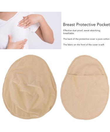 Protective Cover for Artificial Breasts | Cotton Bag for Mastectomy Silicone Breasts | Breathable Size L Breast Prosthesis Envelope - Buy Online on SooperMarket.com