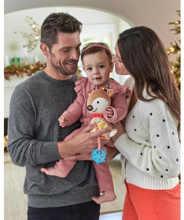 Skip Hop Bandana Buddies Deer Baby Activity Toy | Multi-Sensory Rattle & Teething Textures - Buy Online on SooperMarket.com