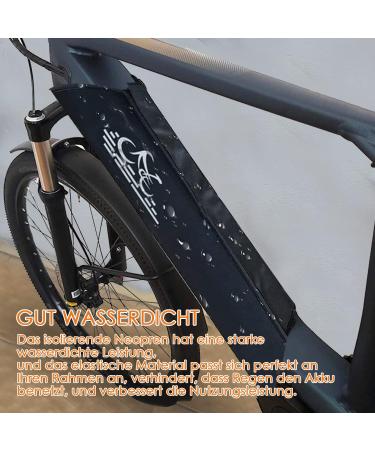 Arkham Waterproof E-Bike Battery Protective Cover with Reflectors - Neoprene Accessories for 30-38cm Frame - Buy Online on SooperMarket.com
