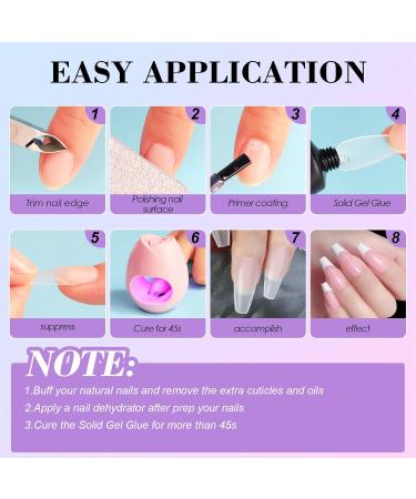 JSGHGDF 1Box Short Matte False Tips s Art Achieve Manicure at Home or Salon Eg.06 - Buy Online on SooperMarket.com