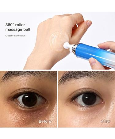 5% Caffeine Eye Serum | 360 Rollerball for Dark Circles Puffiness & Wrinkles - Under Eye Treatment for All - Buy Online on SooperMarket.com
