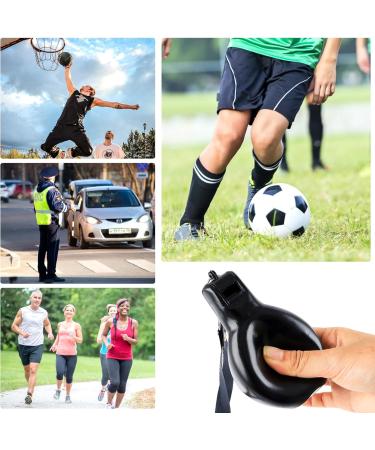 Famini Hand Whistle & Stainless Steel Sports Pipes Set - Loud Coaching Whistles for Referees & Coaches (Black) - Premium Sports Accessories - Buy Online on SooperMarket.com