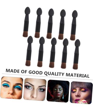 NOLITOY 10pcs Double Ended Eye Shadow Stick Black Eyeshadow Makeup Double-headed Eyeshadow Brush - Buy Online on SooperMarket.com