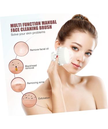 NOLITOY Silicone Cleansing Brush | Multi-Function Face Massage Scrubber | Deep Cleaning Pore Oil Remover | International Shipping Available - Buy Online on SooperMarket.com