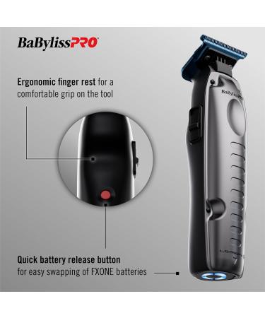 BaBylissPRO FXONE LO-PROFX Cordless Clippers & Trimmers | Professional Gray Battery Trimmer - International Shipping Available - Buy Online on SooperMarket.com
