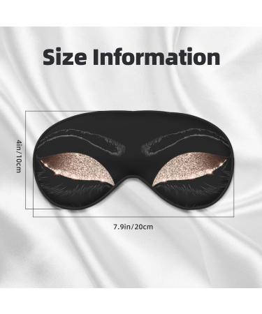 Eyelash Pattern Soft Sleep Eye Mask | Breathable Eye Patch for Women | Perfect for Travel & Relaxation - Buy Online on SooperMarket.com