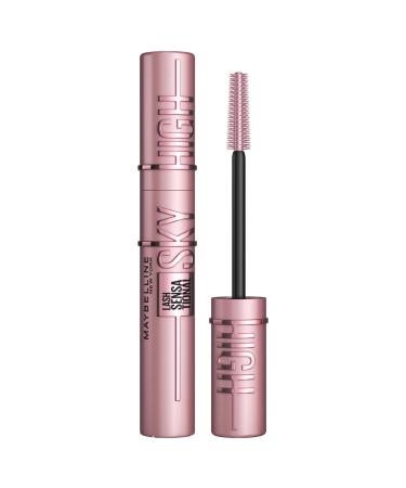 Maybelline New York black mascara for extremely long eyelashes lash sensational sky high mascara brown 7.2 ml brown 7.2 ml (1 Pack) lash sensational sky high mascara brown