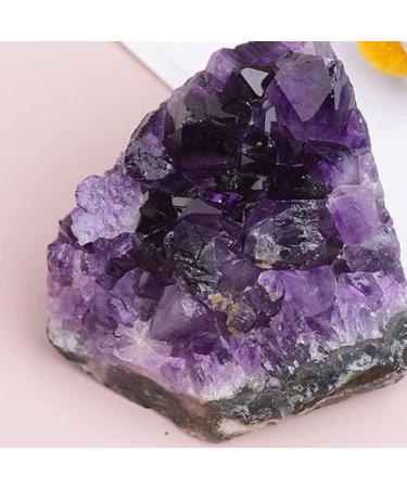 1pc Natural Amethyst Crystal Cluster Quartz Raw Purple Stone Ornaments Feng Shui Ore Home Decoration Household Natural Stones and Minerals (Color : Amethyst Cluster 1pc Size : 120-180g) 120-180g Amethyst Cluster 1pc - Buy Online on SooperMarket.com