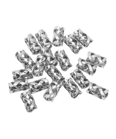 20pcs Vintage Hair Beads Accessories - Smooth Surface Beard Beads for Women | Free Styling & Wide Use - Buy Online on SooperMarket.com