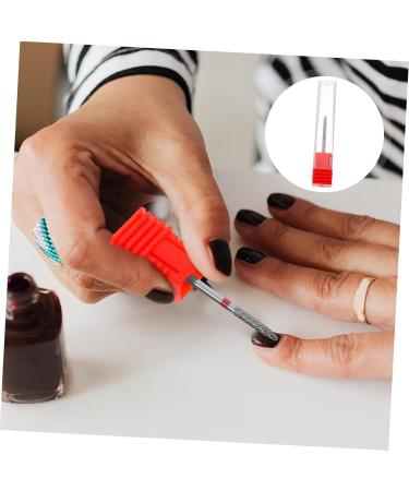 Gogogmee Nail Polisher Drill Bit for Acrylic Nails Nail Bits for Nail Drill Acrylic Nail Drill Bits Manicure Art Drill Bits Manicure Accessories Nail Art Tools Nail Art Polishing Tools 7.00X1.30X1.30CM Red - Buy Online on SooperMarket.com