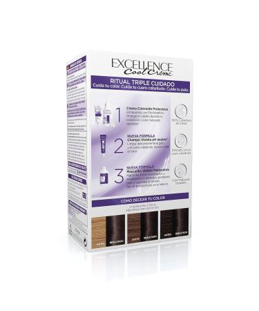 L'Or al Paris Excellence Cool Creme Ink Permanent Hair Color 5.11 Light Ash Brown - 1 Pack International Shipping Available - Buy Online on SooperMarket.com
