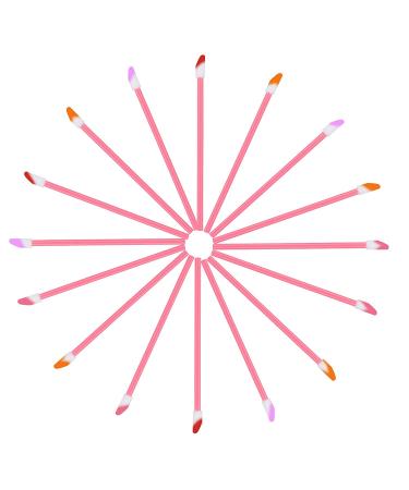 400PCS Disposable Lip Brushes - Lip Gloss Applicators Makeup Kit - Pink - Buy Online on SooperMarket.com