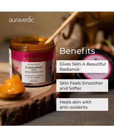 Kumkumadi Gel - Saffron Infused Moisturizer for Dull Skin | Hydrating & Illuminating Face Cream for All Skin Types | 3.53 Oz/100g - Buy Online on SooperMarket.com