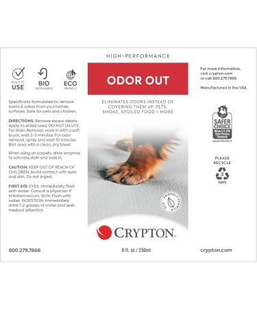 Crypton Upholstery Gold & Purple Stain Remover Kit with Odor Out Deodorizer - 8 fl. oz. | International Shipping Available - Buy Online on SooperMarket.com