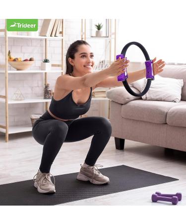 Pilates Ring 12 Inch - Magic Circle Equipment for Thighs, Abs, and Legs Workout - Buy Online on SooperMarket.com