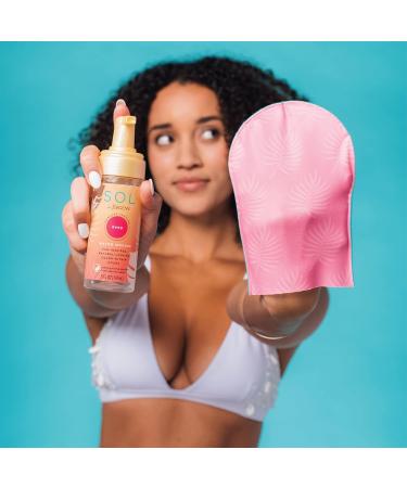 Buy SOL by Jergens Self Tanner Applicator Mitt - Flawless Streak-Free Tanning Glove | Reusable Protects Hands All Skin Tones (Pack of 2) - International Shipping Available - Buy Online on SooperMarket.com
