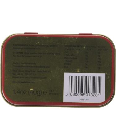 Stewart's - Puppy Love Tin Filled with Luxury Mints (40g) - Cool Refreshing Peppermint Flavour For Instant Breath Freshness Pocket Sized Collectable Tins Ideal for Gifting 1 x 40g Puppy Love Tin - Mints - Buy Online on SooperMarket.com