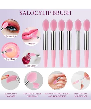 Shop WLLHYF 12PCS Silicone Lip Brush Set | Professional Makeup Tools for Lipstick Eyeshadow & Face Masks - Perfect for Beauty Enthusiasts - Buy Online on SooperMarket.com