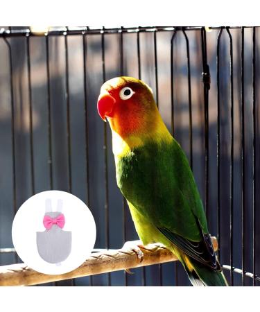 POPETPOP Pet Bird Clothes Parrot Flying Diaper Pet Flying Costume Pet Diapers Parakeet Cages Parrot Clothes Bird Diapers Bird Flight Suit Cockatiel Diaper Pet Clothes Bird Supplies Clothing XS Light Grey - Buy Online on SooperMarket.com
