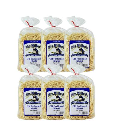 Mrs Millers Homemade Old Fashioned Kluski Egg Noodle, 16 Ounce - 6 per case. 1 Pound (Pack of 6)