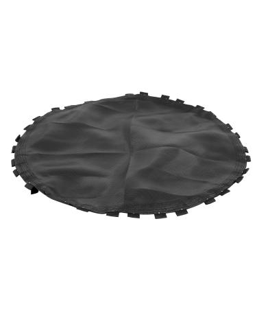 ABOOFAN Trampoline Replacement Jumping Mat Trampoline Round Mat Trampoline Accessory Black 80X80X0.2CM