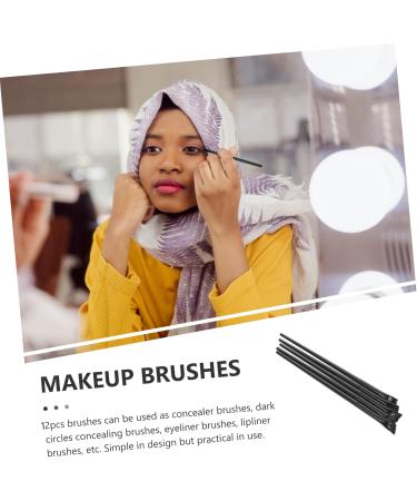 Baluue 36 Pcs Eyeliner Brush Eye Shadow Brush Women Eyeliner Brush Brow Brushes for Eyebrows Black  - Buy Online on SooperMarket.com