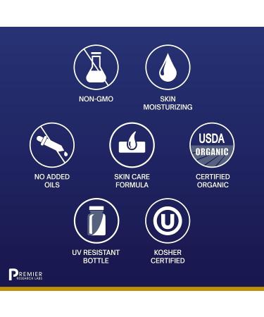 Premier Research Labs Castor Oil - Pure Cold-Pressed Organic Oil from India - 8 Fl Oz - Buy Online on SooperMarket.com
