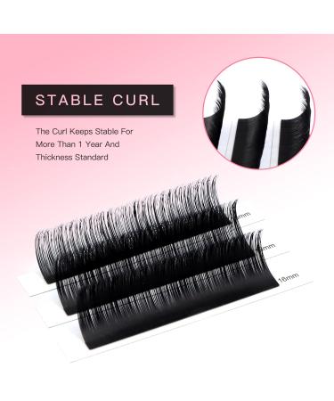 TDANCE Premium D Curl Eyelash Extensions 0.05mm + Ellipse Flat Lashes 0.15 D Curl 8-15mm - Mixed Lengths - Buy Online on SooperMarket.com